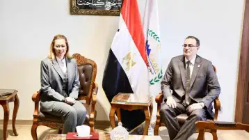 رئيس التنظيم والإدارة والمديرة التنفيذية للأكاديمية الوطنية للتدريب يبحثان أطر التعاون
