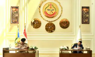 الأكاديمية العسكرية للدراسات العليا والاستراتيجية توقع بروتوكول تعاون مع وزارة الشباب والرياضة