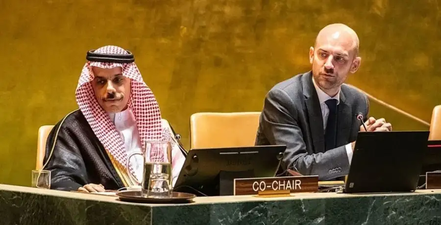 السعودية تدعو أعضاء الأمم المتحدة لدعم وثيقة مؤتمر حل الدولتين باعتبارها إطارا متكاملا وقابلا للتنفيذ