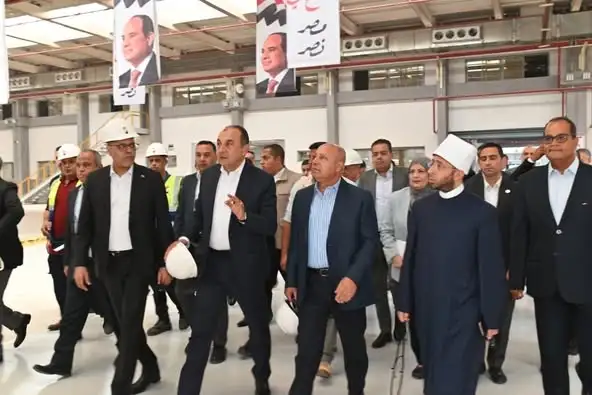 وزراء الصناعة وقطاع الأعمال العام والعمل والأوقاف يتفقدون مصانع شركة النصر للسيارات بحلوان
