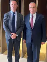 وزير الخارجية يلتقى مع الممثل الشخصي لسكرتير عام حلف الناتو لشئون الجوار الجنوبي