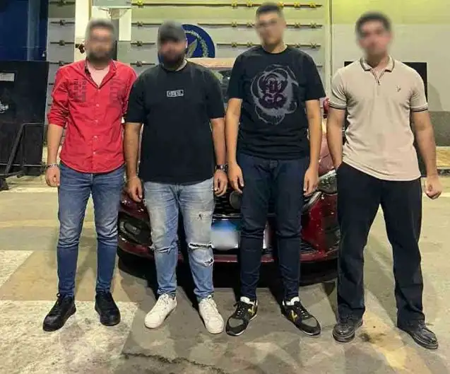 ضبط المتهمين بالتعدي على شخص وأسرته لخلافات حول أولوية المرور بدمياط