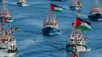 ناشطون بأسطول الصمود يدلون بشهاداتهم في محكمة غزة