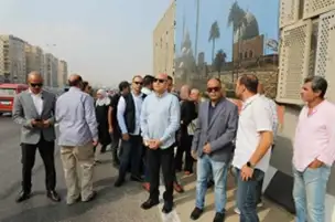 محافظ القاهرة يتفقد الأعمال النهائية لتحسين الرؤية البصرية بالطرق المؤدية للمتحف المصري الكبير استعدادا لافتتاحه