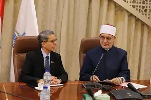 مفتي الجمهورية يستقبل وزير الشئون الإسلامية السنغافوري لبحث سبل تعزيز التعاون العلمي
