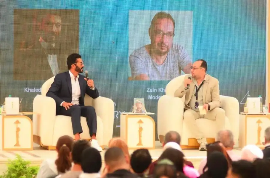 فى ندوته بمهرجان القاهرة السينمائى.. خالد النبوى: الممثل يحمل أمانة الحفاظ على الهوية