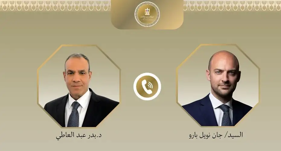وزير الخارجية ونظيره الفرنسي يبحثان الأوضاع في غزة ولبنان وليبيا