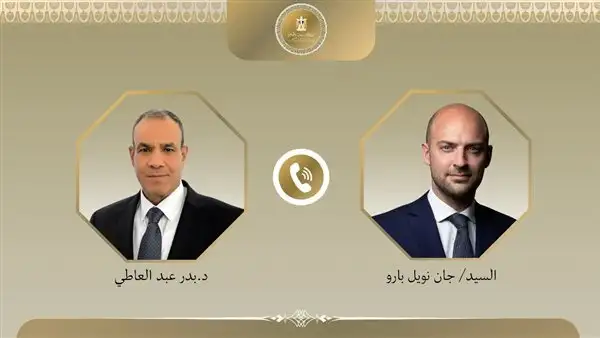وزير الخارجية يبحث مع نظيره الفرنسي الأوضاع في غزة ولبنان وليبيا