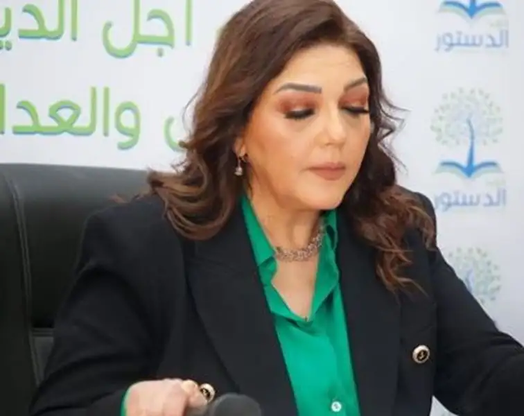 جميلة إسماعيل تنفي انسحاب مرشحي حزب الدستور من انتخابات مجلس النواب