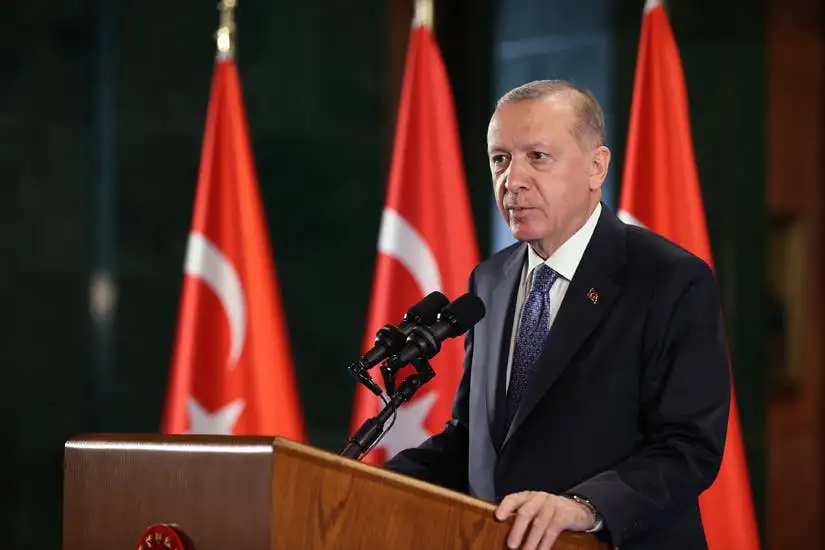أردوغان: اعتراف إسرائيل بـ أرض الصومال مثال على مساعيها لزعزعة الاستقرارقال الرئيس التركي رجب طيب أردوغان إن اعتراف إسرائيل بـ"أرض الصومال" أحد الأمثلة على مساعيها المتزايدة لزعزعة استقرار المنطقة.