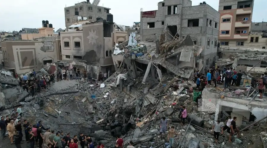 إصابتان إحداهما لطفل في استهداف الاحتلال وسط وجنوب غزة