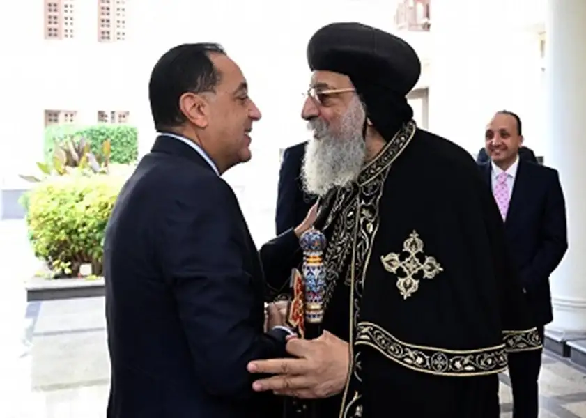 رئيس الوزراء يعرب عن تقديره للدور الوطني والمجتمعي للكنيسة الأرثوذكسية بقيادة قداسة البابا تواضروس الثاني