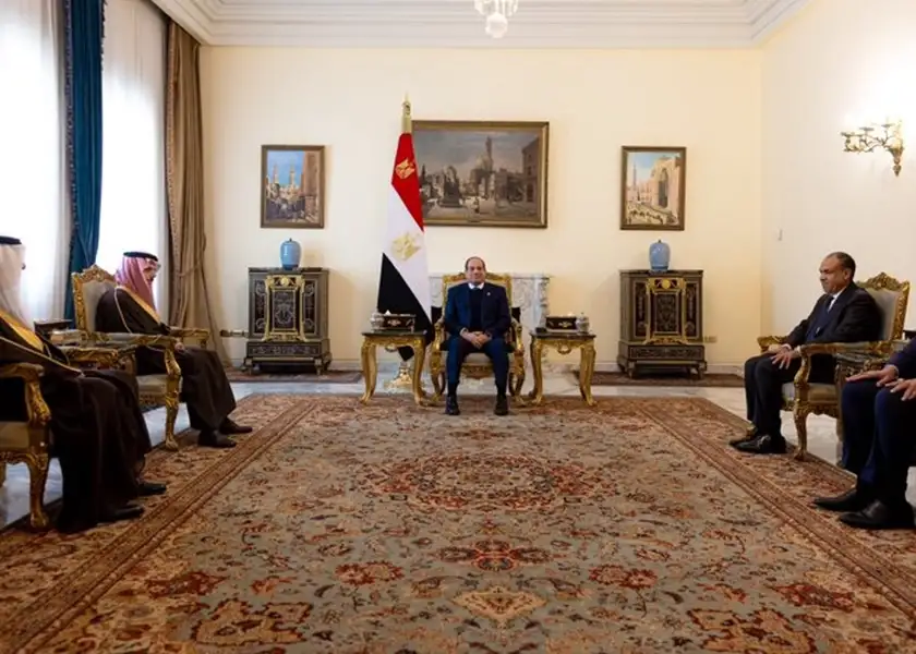 الرئيس السيسي يستقبل وزير الخارجية السعودي