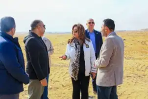 منال عوض تتفقد مقلب العبور وتقرر غلقه نهائيا ومنع دخول أي مخلفات جديدة إليه
