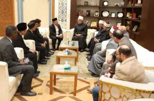 مفتي الجمهورية يستقبل نظيره المنغولي لبحث تعزيز التعاون الإفتائي والعلمي