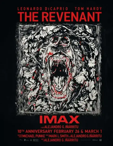ليوناردو دي كابريو يعود لسينمات الآيماكس بإعادة طرح فيلم The Revenant