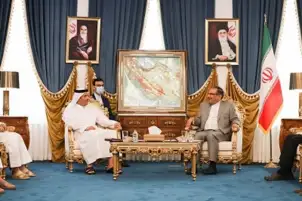وزير الخارجية القطري يجتمع مع أمين المجلس الأعلى للأمن القومي الإيراني
