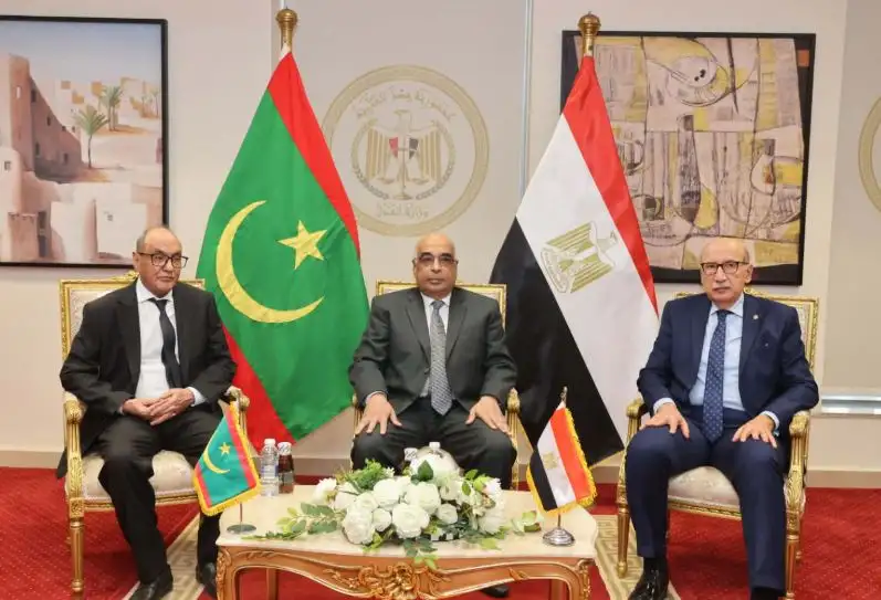 وزير العدل يبحث مع رئيس المحكمة العليا الموريتانية تعزيز التعاون القضائي
