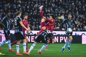 روما يخسر من أودينيزي في الدوري الإيطالي