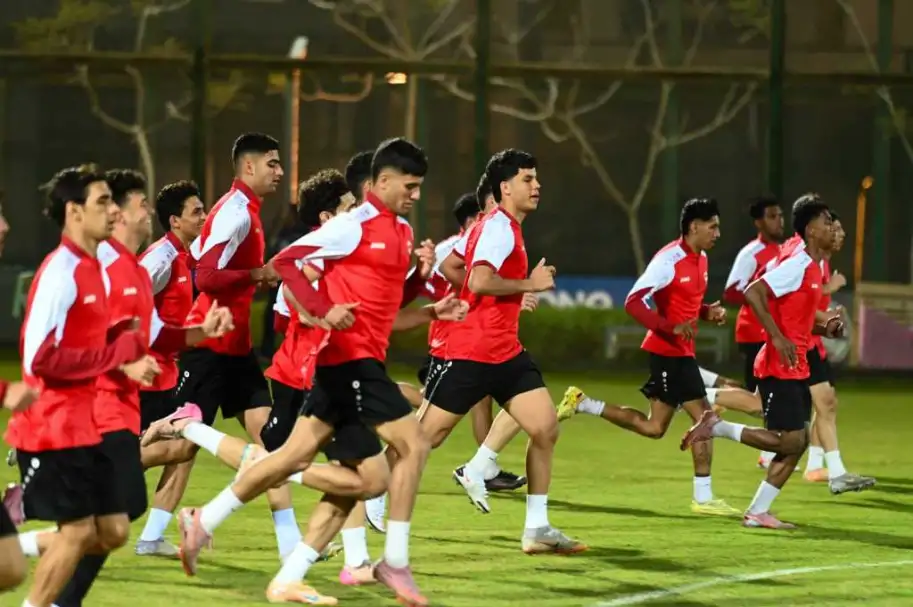 منتخب العراق يؤدي مرانه الأول استعدادًا لمواجهة مصر وديا