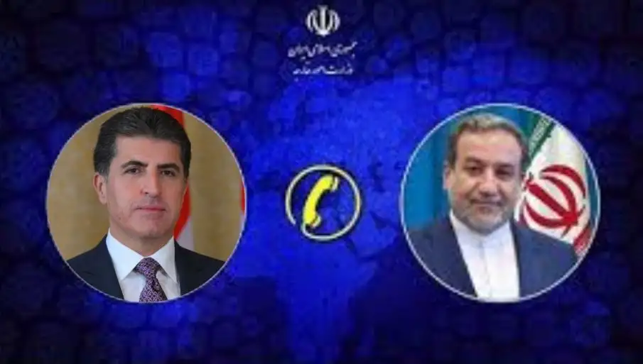 وزير خارجية إيران يبحث مع رئيس إقليم كردستان العراق عواقب الحرب بالمنطقة