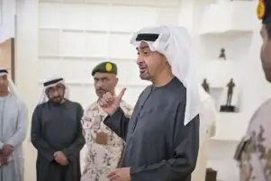 رئيس الإمارات يزور وزارة الدفاع لمتابعة تطورات الأوضاع الراهنة