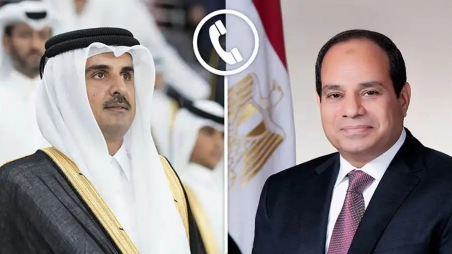 السيسي يؤكد لأمير قطر رفض مصر للاعتداءات الإيرانية ويعلن تضامنها الكامل مع دول الخليج