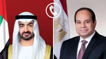 السيسي لـ محمد بن زايد: أمن الخليج جزء لا يتجزأ من الأمن القومي المصري
