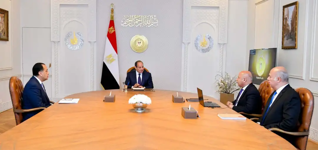 السيسي يوجه بتسريع تطوير الموانئ وشبكات النقل الجماعي وتعزيز التحول لمركز إقليمي لوجيستي