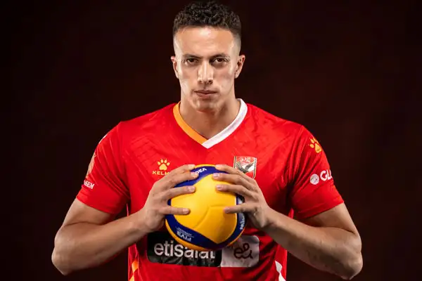 سيف عابد يجري أشعة بعد إصابته أمام الزمالك في نهائي دوري الطائرة