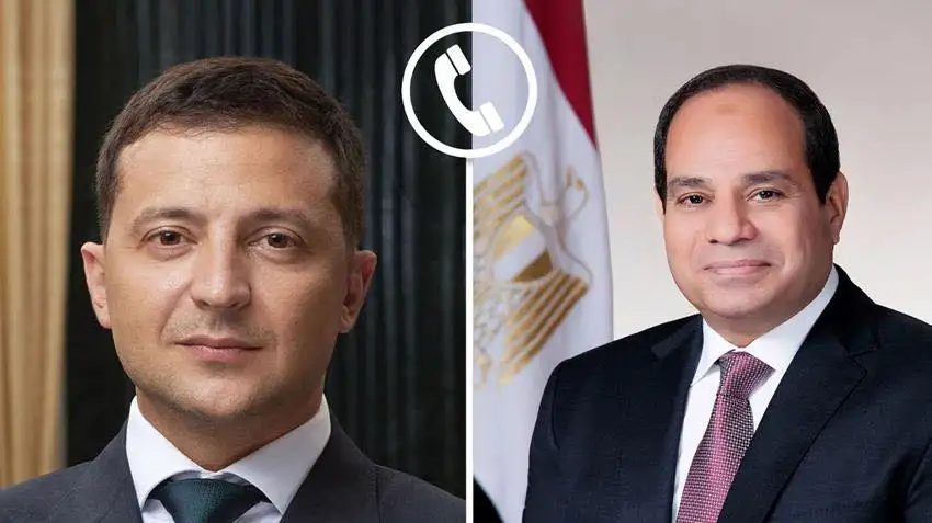 السيسي يبحث مع زيلينسكي تطورات الأوضاع الإقليمية والحرب الأوكرانية