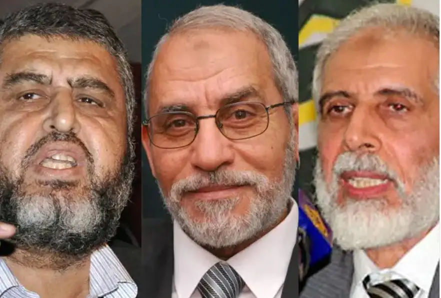 الجنايات تقضي بحل جماعة الإخوان وإدراج محمود عزت ومحمد بديع وخيرت الشاطر وآخرين على قوائم الإرهاب