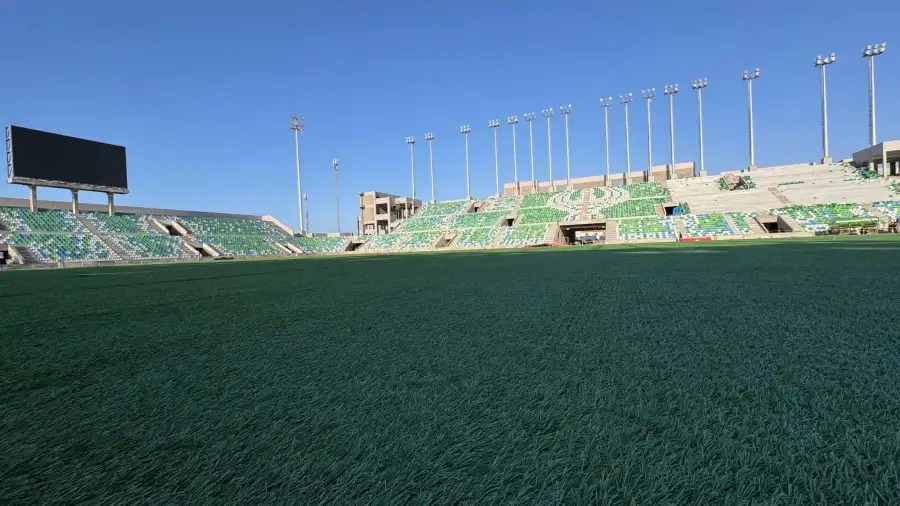 وزارة الشباب والرياضة تُعلن الانتهاء من زراعة نجيل استاد النادي المصري الجديد