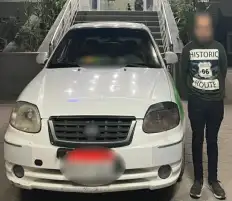 ضبط قائد سيارة أجرة تعدى علي سيدة أثناء تصويرها له بسبب خلاف بينهما حول الأجرة في الفيوم