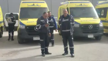 إصابة 4 أشخاص نتيجة حادث انقلاب سيارة في التمد بشمال سيناء