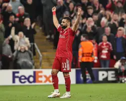 جيرارد: صلاح في مستوى ميسي ورونالدو