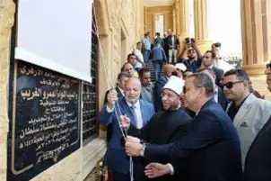 يقام على مساحة 650 مترًا مربعًا.. وزير الأوقاف يفتتح المسجد القبلي في منشأة سلطان بالمنوفية