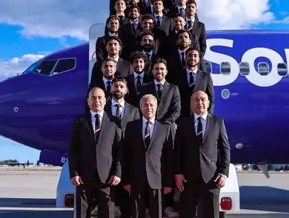 بعثة المنتخب تصل سياتل استعدادا لمواجهة بلجيكا في كأس العالم