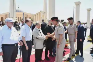 وزير الدفاع يتقدم الجنازة العسكرية للفريق يوسف عفيفى أحد قادة حرب أكتوبر المجيدة ومحافظ البحر الأحمر الأسبق