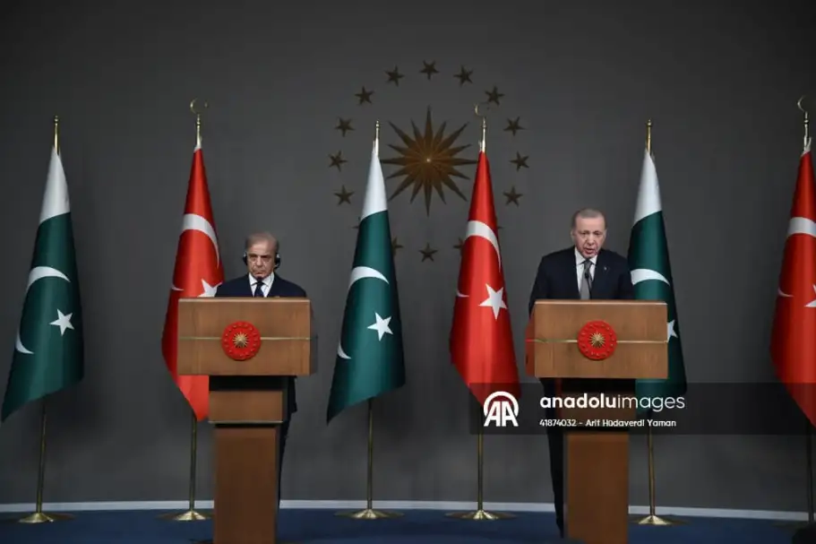 إسطنبول.. أردوغان وشهباز شريف يترأسان مباحثات تركية باكستانية
