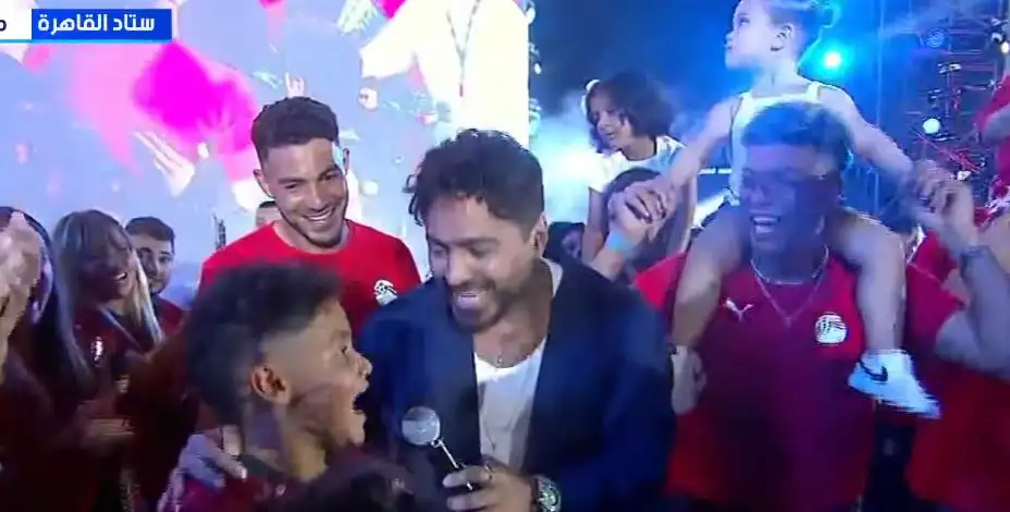 تامر حسني: المنتخب شرّفنا في كأس العالم.. وأعتبر أننا فزنا بالمباراة الأخيرة