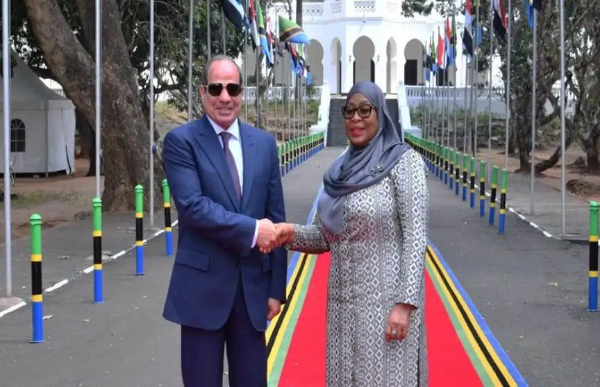 السيسي يعود إلى أرض الوطن بعد زيارة رسمية إلى تنزانيا شهدت مباحثات رفيعة المستوى ومشاركة في منتدى الأعمال