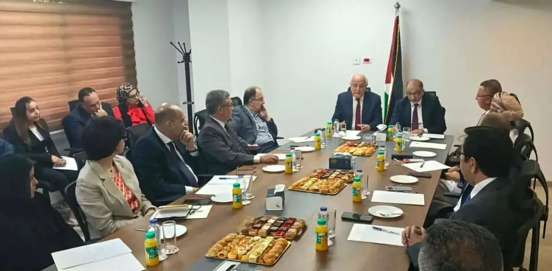 مندوبية فلسطين بالجامعة العربية تعقد جلسة حوارية للمندوبين الدائمين