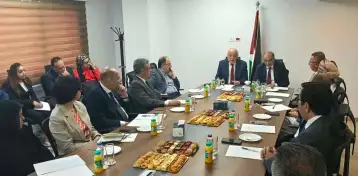 مندوبية فلسطين بالجامعة العربية تعقد جلسة حوارية للمندوبين الدائمين