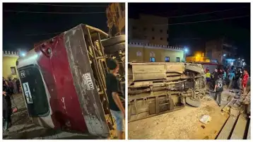 ضبط طفل قاد أتوبيس ركاب وتسبب في مصرع شخص وإصابة 3 آخرين بالغربية