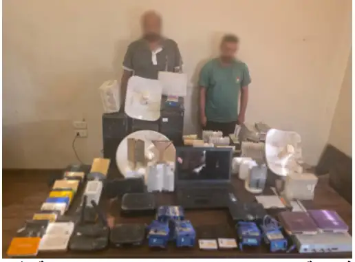 ضبط شخصين بالقليوبية لإدارة شبكة بث تلفزيوني لاسلكية غير مرخصة وإعادة بث القنوات المشفرة