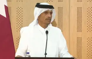 رئيس وزراء قطر: نبذل جهودا دبلوماسية مع مصر لخلق ضغط دولي على إسرائيل