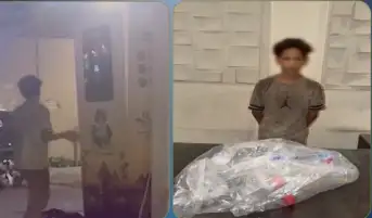 يعمل في جمع القمامة.. الأمن يضبط الطفل سارق العبوات البلاستيكية من ماكينة إعادة التدوير بالدقي