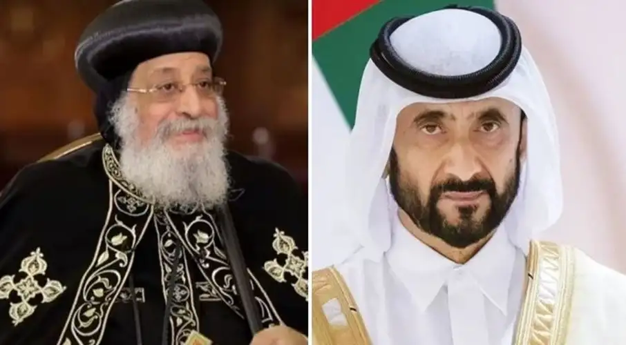 الكنيسة القبطية الأرثوذكسية تنعى الشيخ أحمد بن راشد آل مكتوم شقيق حاكم دبي