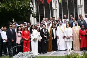 يسرا وكارولين عزمي ورباب عبدالعاطي في مقدمة المكرمين بالملتقى الثاني للقيادات العربية الشابة